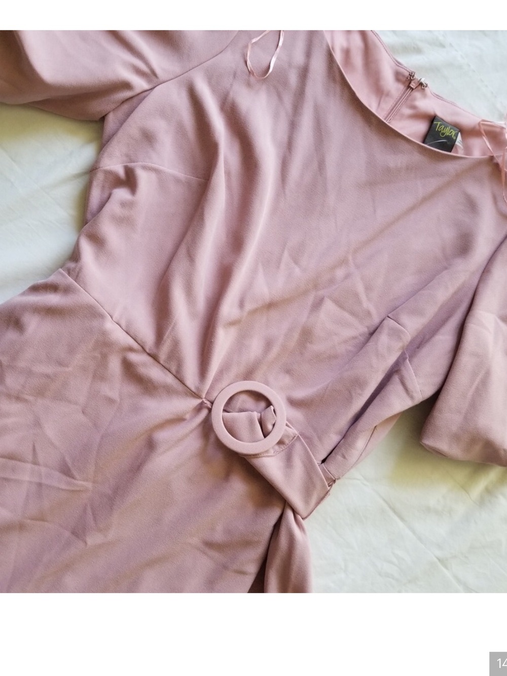 Blush TAYLOR asymmetrical midi dress NWT size 16 - Picture 14 of 15